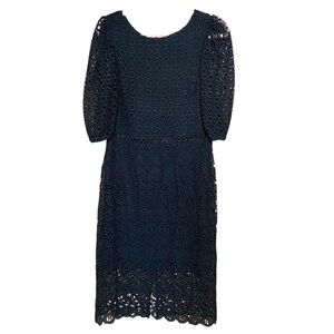 Express Crochet‎ Eyelet Black Dress Size Medium